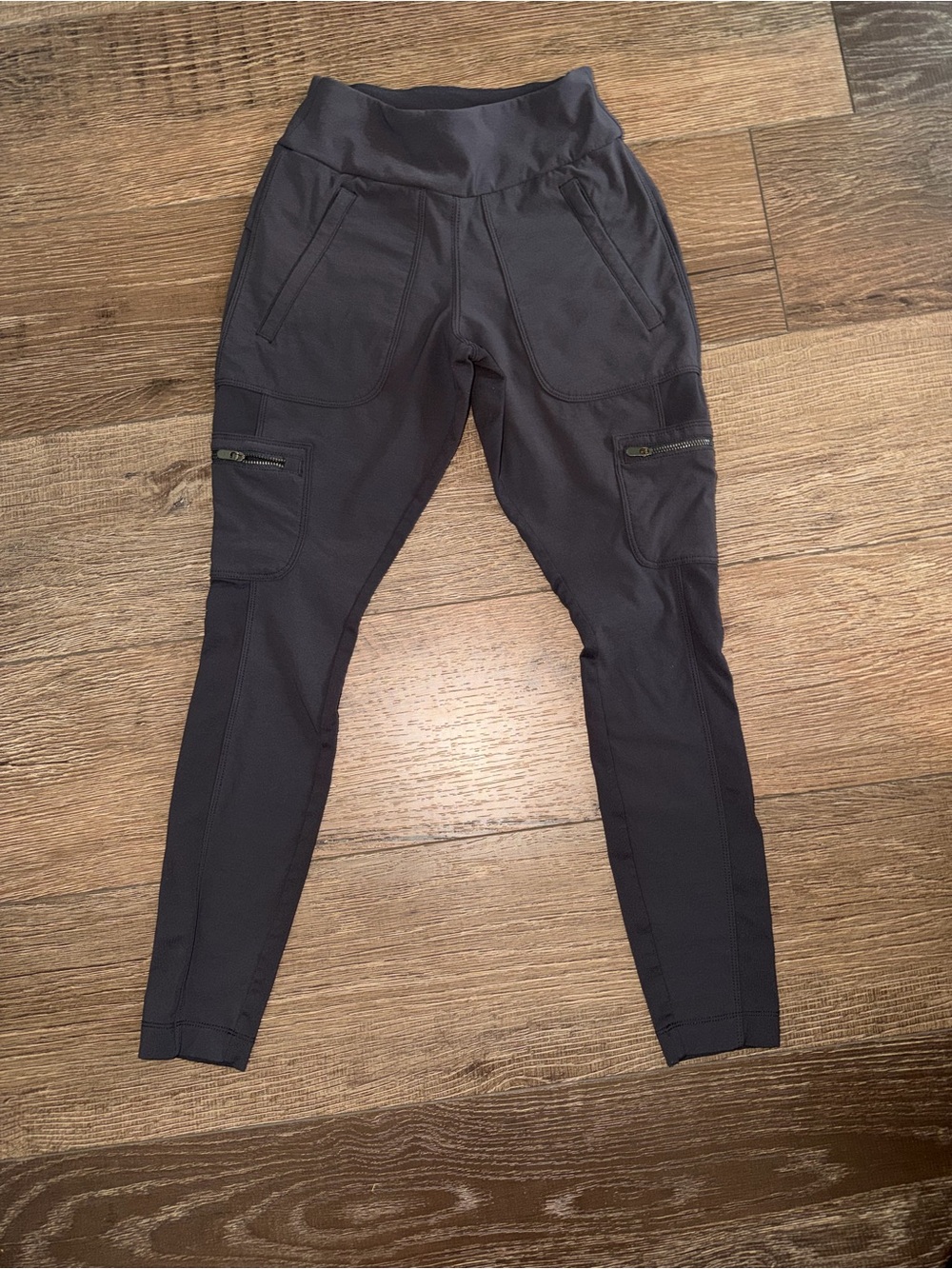 Athleta Charcoal Gray High-Waist Performance Leggings